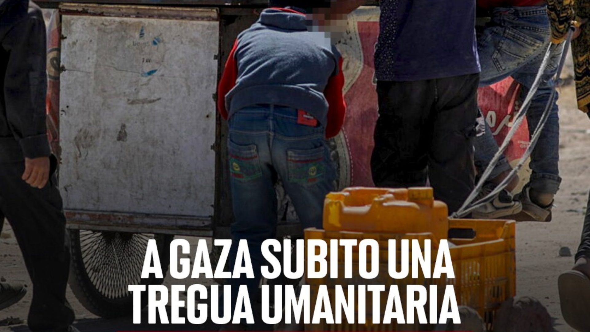 Ignazio Marino - A Gaza subito una tregua umanitaria per fermare il conflitto e la possibile epidemia