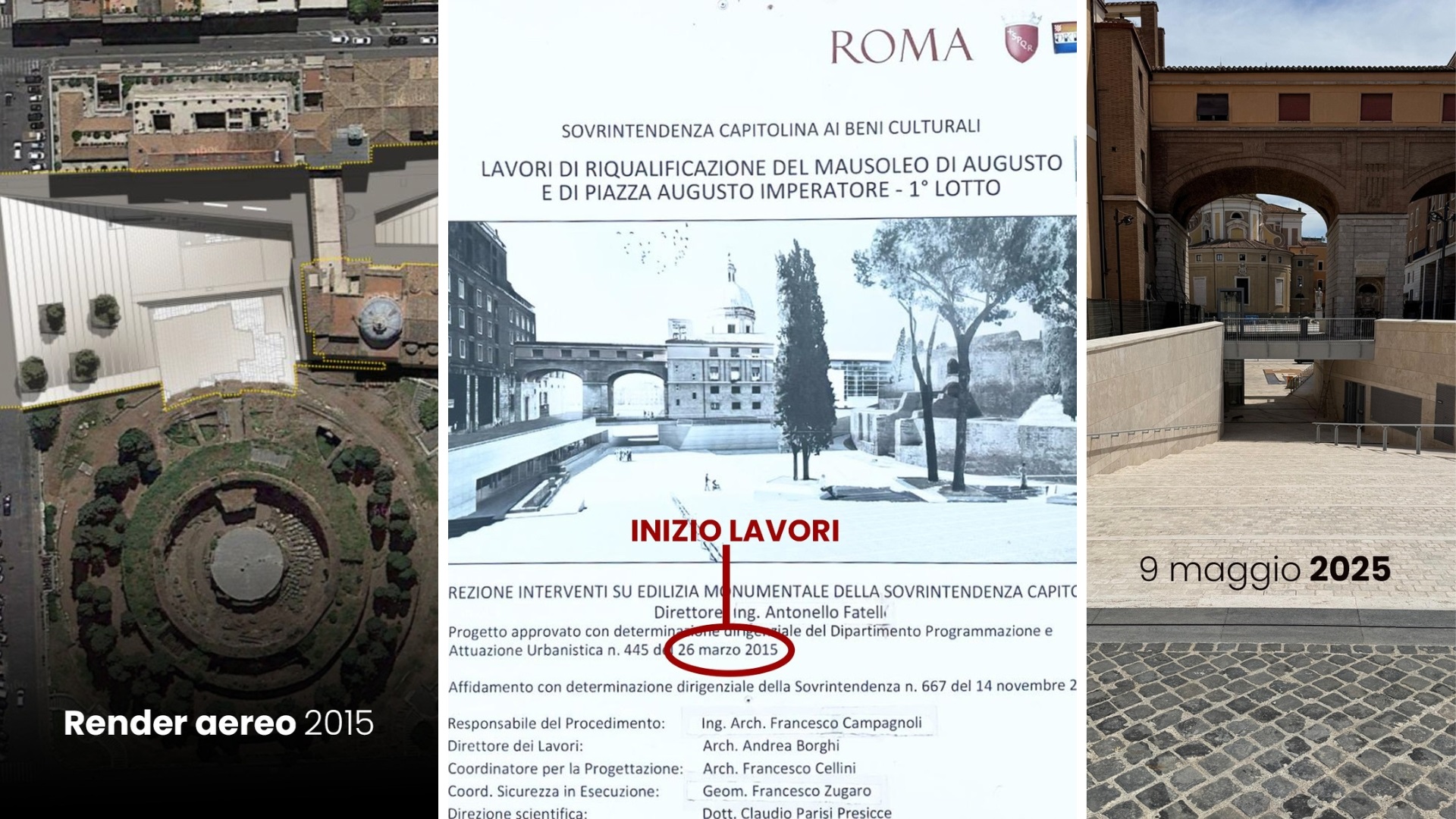 Piazza Augusto Imperatore, ci siamo...