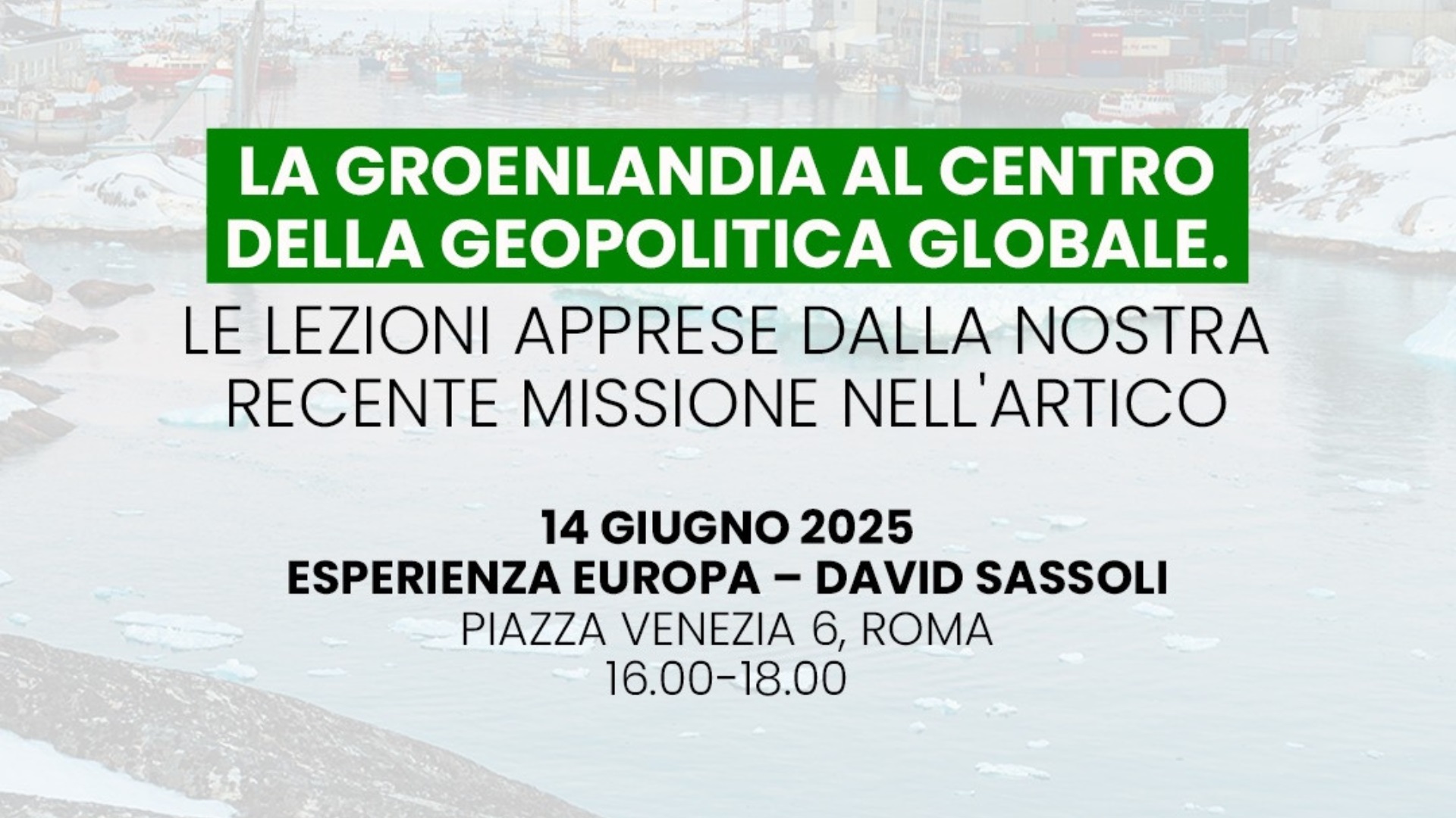 La Groenlandia al centro della geopolitica globale