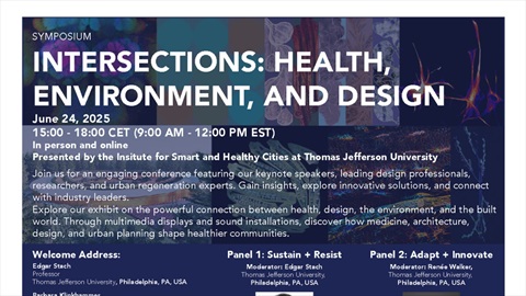 TIME SPACE EXISTENCE PRESENTS: INTERSECTIONS – Health, Environment, and Design