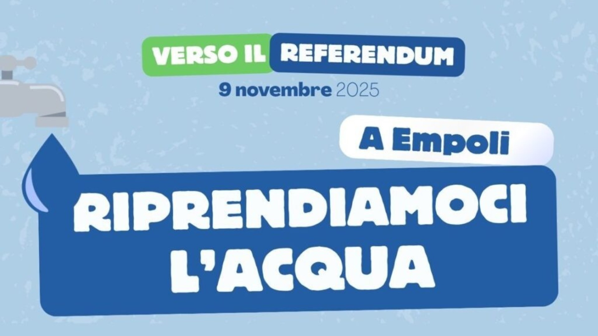 Si scrive acqua e si legge democrazia
