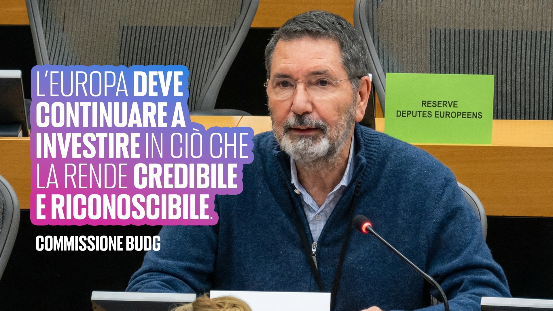 L'Europa deve continuare a investire in ciò che la rende credibile e riconoscibile