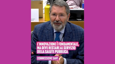 L'innovazione è fondamentale, ma deve restare al servizio della salute pubblica