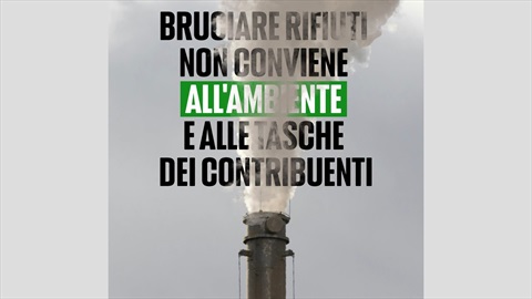 L’Europa manda un messaggio chiaro: bruciare rifiuti non conviene all'ambiente e alle tasche dei contribuenti.