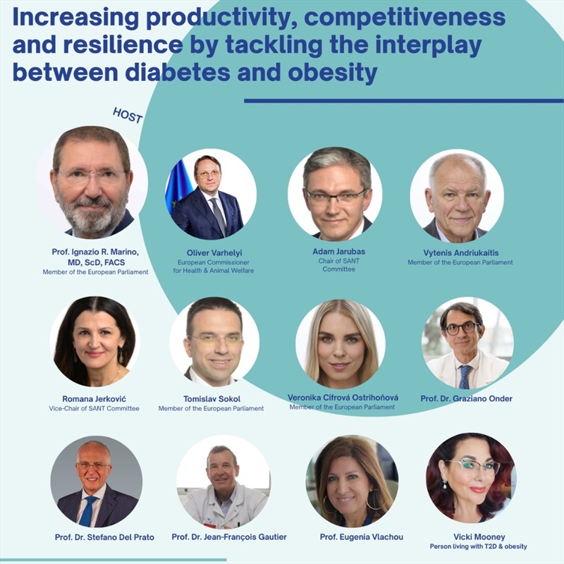 Increasing productivity, competitiveness and resilience by tackling the interplay between obesity and diabetes